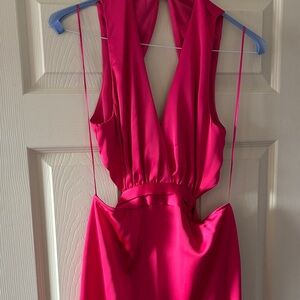 Vibrant Pink Maxi Dress